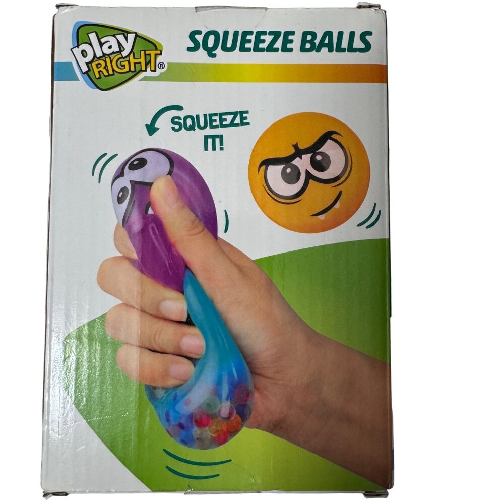 Play Right Squeeze Balls 6 Piece Set For Ages 3+ New Gift - Picture 2 of 7